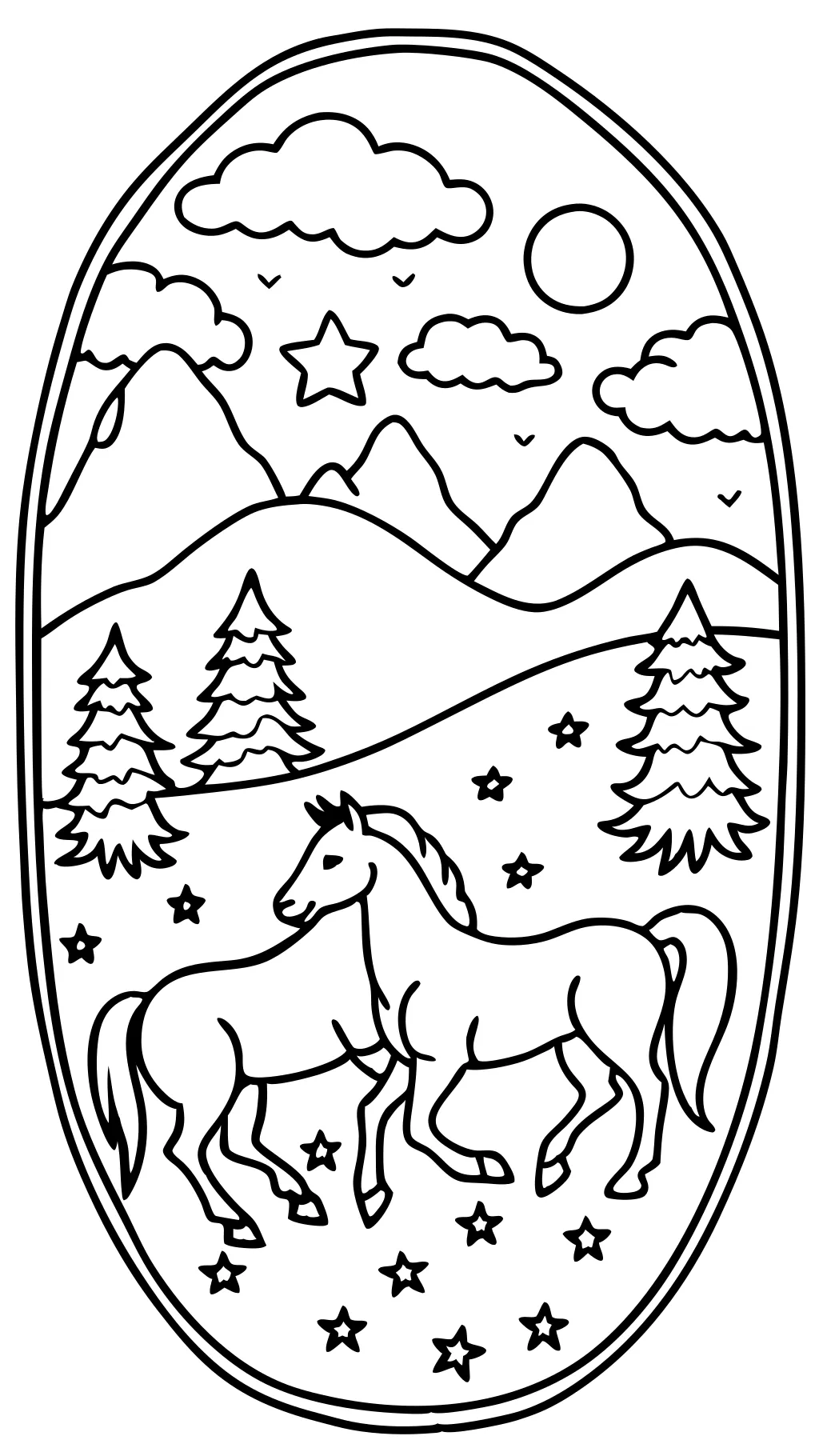 coloriages gratuits chevaux imprimables